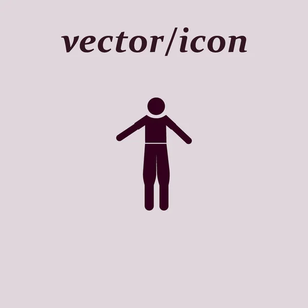 Personnes Illustration Icône Vectorielle — Image vectorielle