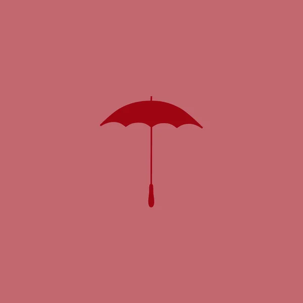 Icône Illustration Vectorielle Parapluie Ouvert — Image vectorielle