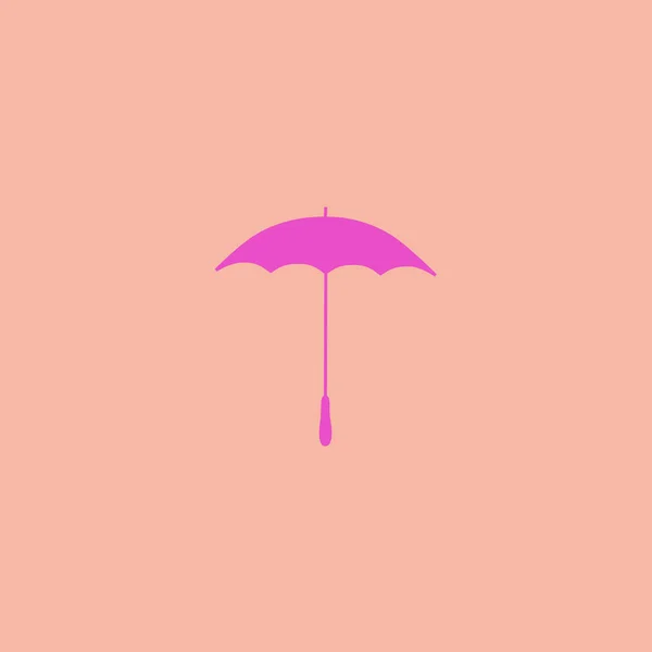 Icône Illustration Vectorielle Parapluie Ouvert — Image vectorielle