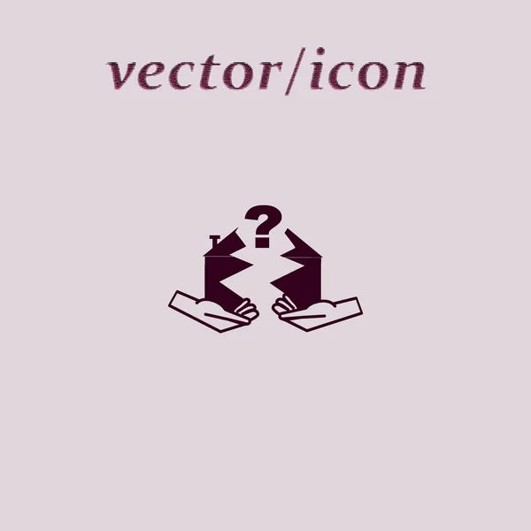 Разрушение Иконы — стоковый вектор