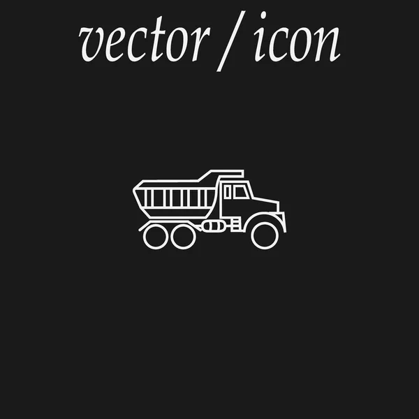 Huge Truck Logo Template — Stock Vector