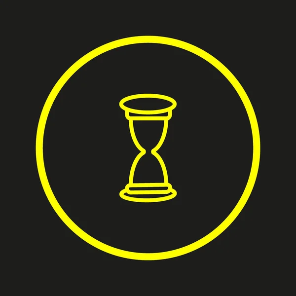 Hourglass Web Icon Minimalistic Vector Illustration — Stock Vector