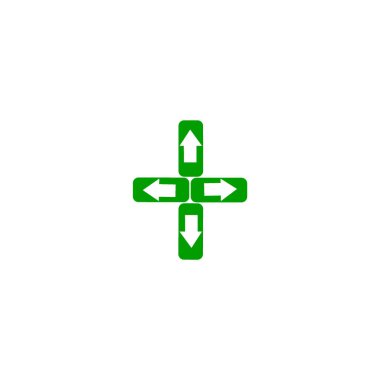 Renkli oklar illüstrasyon vektör