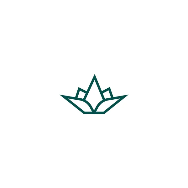 Ikona Płaski Streszczenie Kwiat — Wektor stockowy