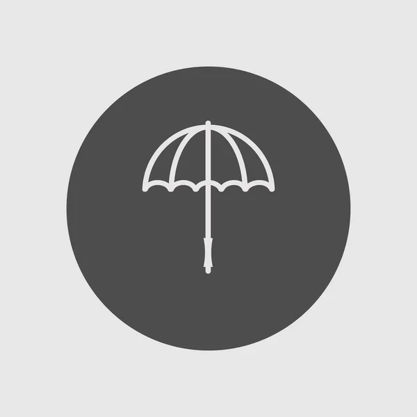 Векторная Иконка Открытого Зонта — стоковый вектор
