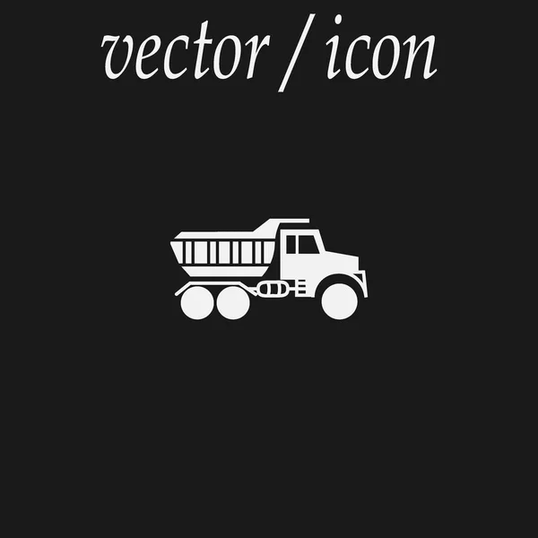 Plantilla Logotipo Camión Enorme — Vector de stock