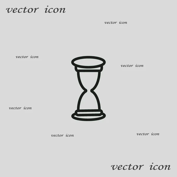 Icône Web Sablier Illustration Vectorielle Minimaliste — Image vectorielle