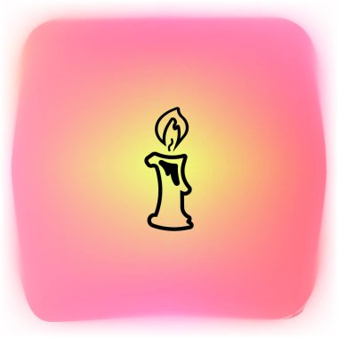 mum, vektör çizim minimalist simgesi