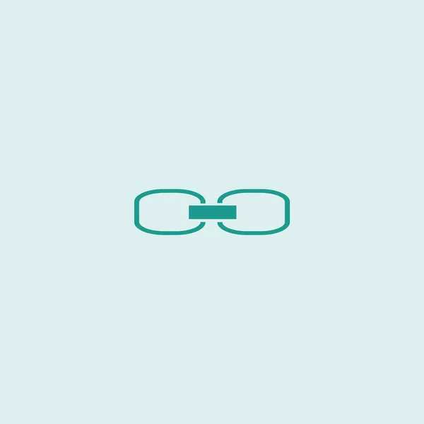 Minimalistic Icon Chain Links Vector Illustration — Stock Vector