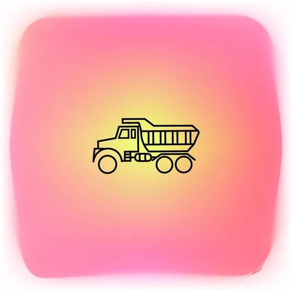 Modèle Logo Camion Énorme — Image vectorielle