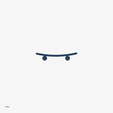 Küçük kaykay vektör çizim