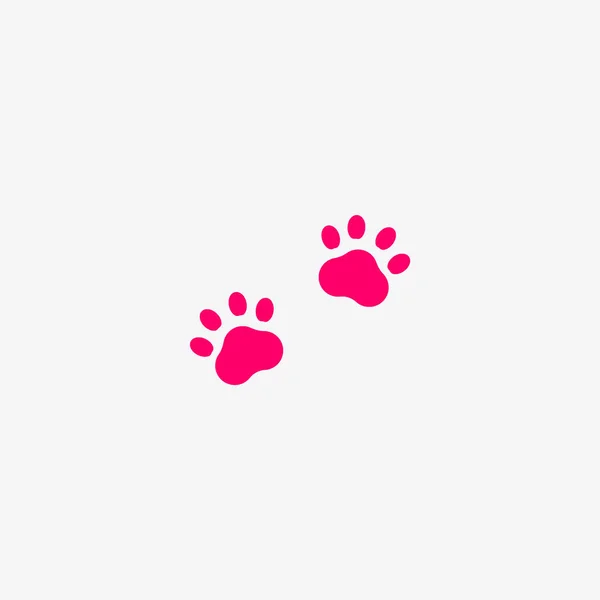 Animal Footprint Vektor Illustration — Stockvektor