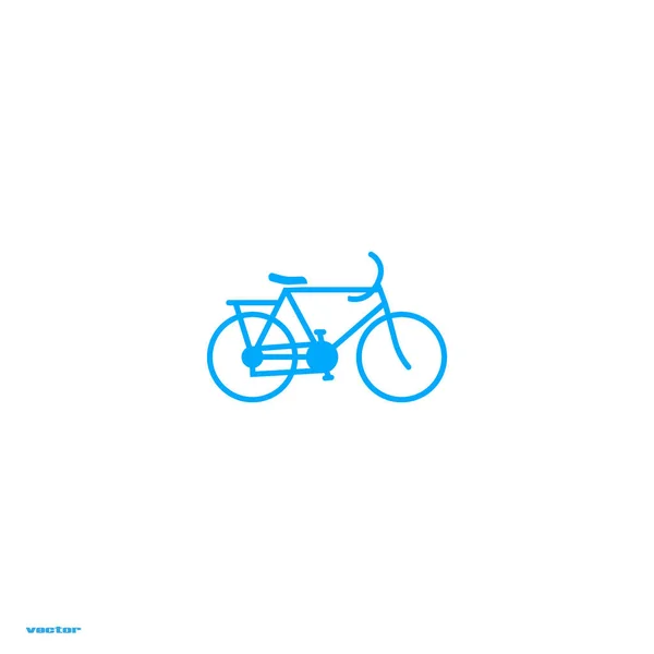 Cykel Platt Stilikon Vektorillustration — Stock vektor