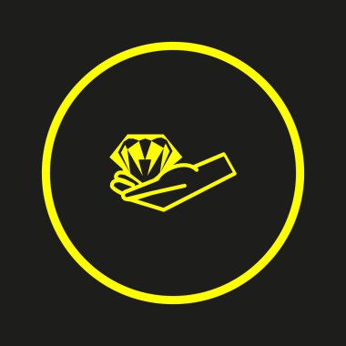 Oryantal parlak mücevher vektör çizim