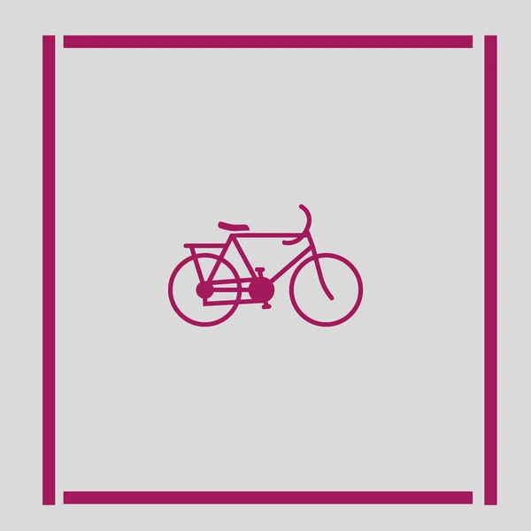 Vélo Icône Style Plat Illustration Vectorielle — Image vectorielle