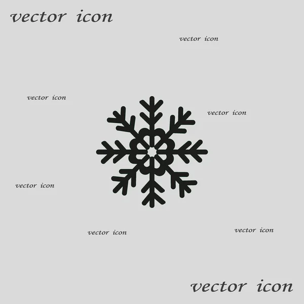 Illustration Vectorielle Colorée Flocon Neige — Image vectorielle