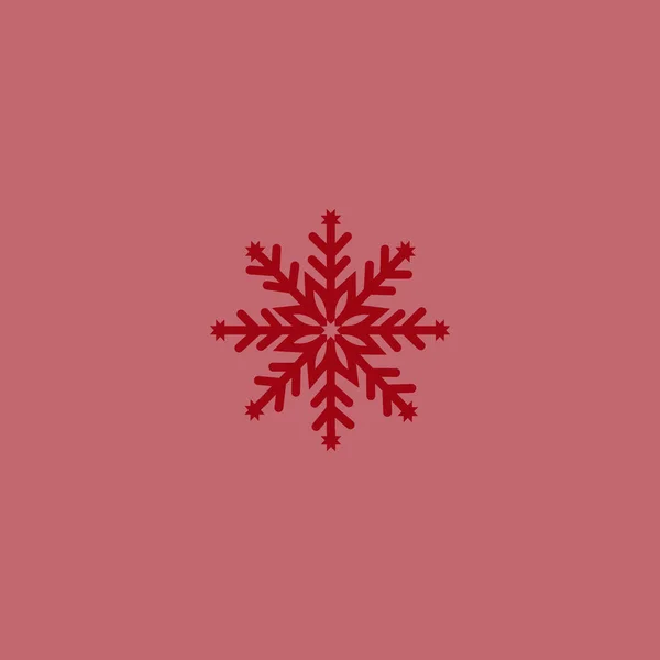 カラフルな雪の結晶のベクトル図 — ストックベクタ