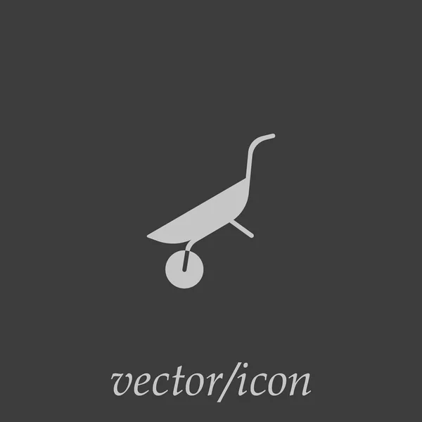 Webová Ikona Kolečka Vektorová Ilustrace — Stockový vektor