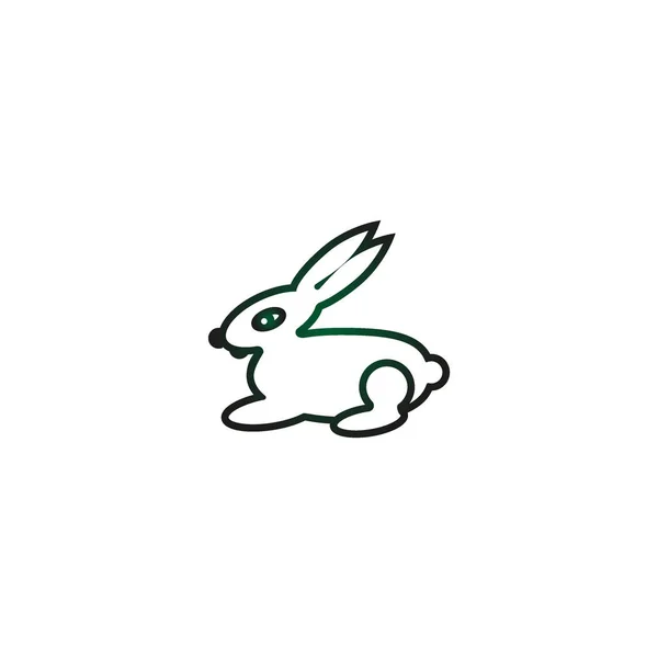 兔子平面图标 向量例证 — 图库矢量图片