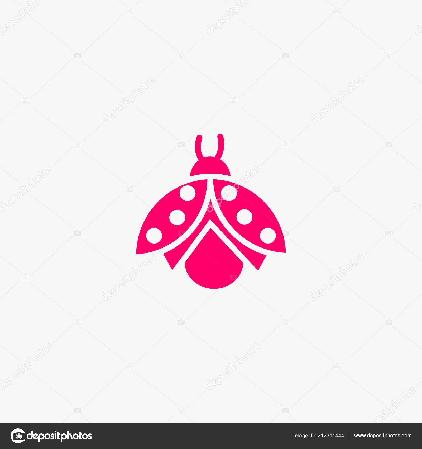 てんとう虫フラット アイコン ベクトル イラスト ストックベクター てんとう虫フラット アイコン ベクトル イラスト ストックベクター