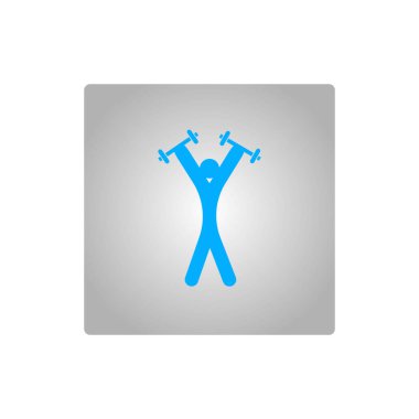 Halter düz simgesi, vektör illüstrasyonu  