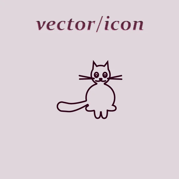 Cats Flat Icon Vector Illustration Stock Vector by ©nettibuletti