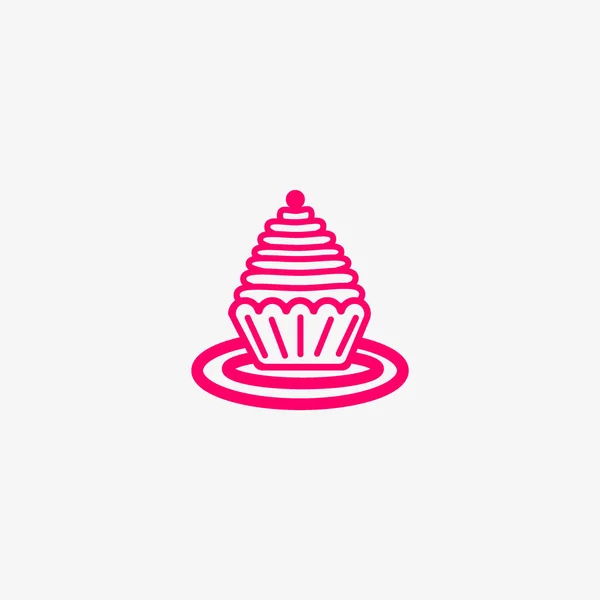 カラフルな食欲をそそるケーキ ベクトル図 — ストックベクタ