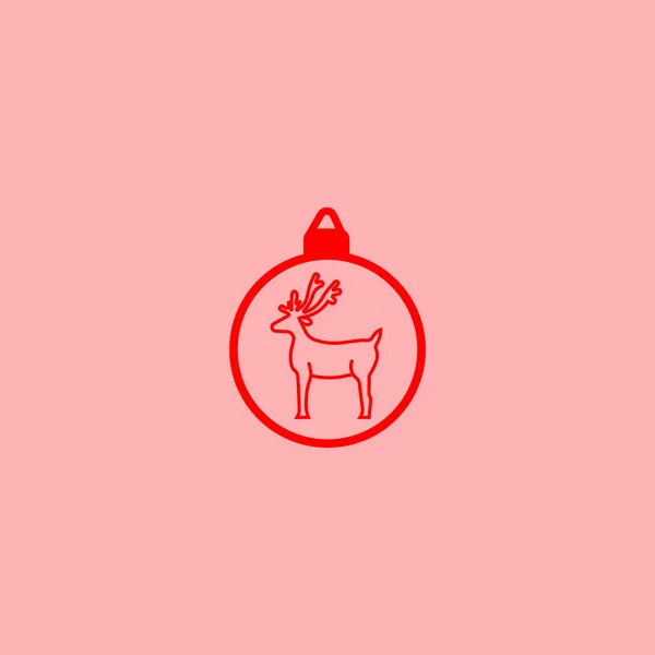 Colorido Navidad Bauble Vector Ilustración — Archivo Imágenes Vectoriales