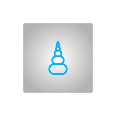 piramit diyagramı düz simgesi, iş kavramı