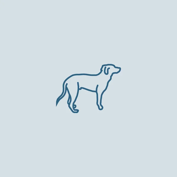 Εικονίδιο Ιστού Σκύλου Διανυσματική Απεικόνιση — Διανυσματικό Αρχείο