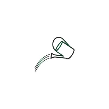 watering can web icon, vector illustration  clipart