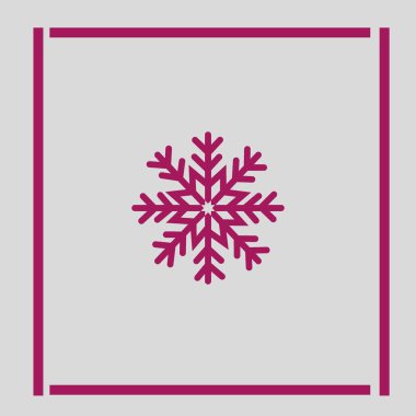 Renkli kar tanesi vektör çizim