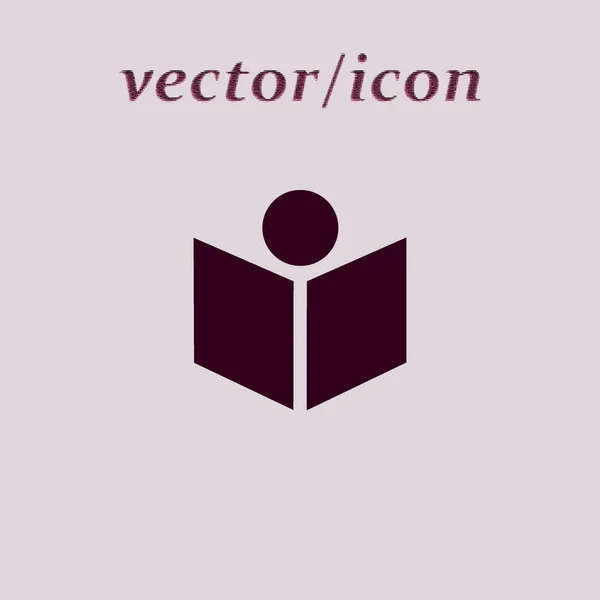 Книга Чтения Векторная Иллюстрация — стоковый вектор