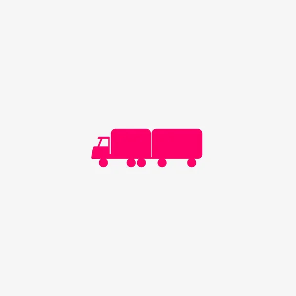 Huge Delivery Truck Vector Illustration — Stock Vector