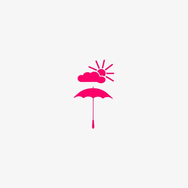 Colorful Umbrella Vector Illustration — Stock Vector