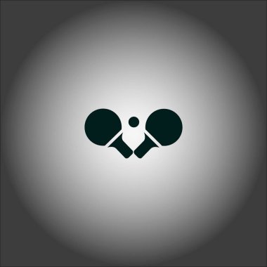 Raketleri ve tenis oynamak için topu illüstrasyon vektör