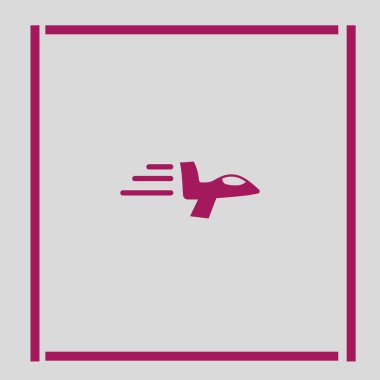 Oryantal uçak logo şablonu