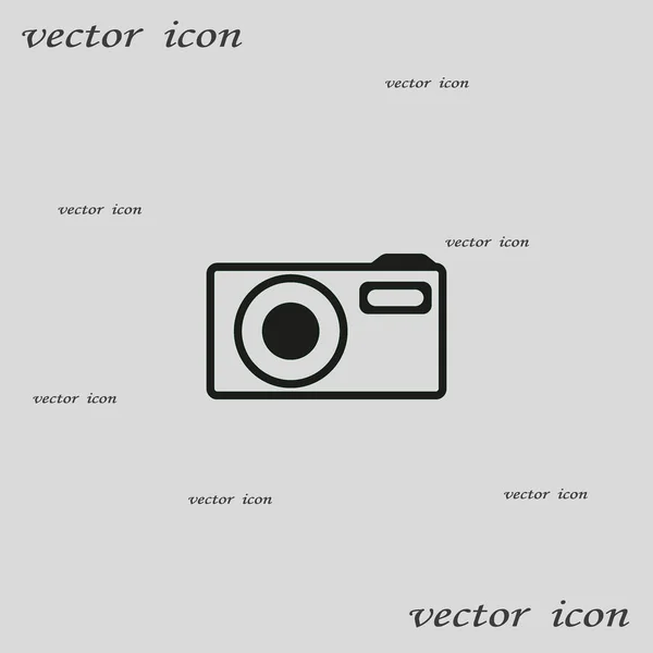 Icône Vectorielle Minimaliste Appareil Photo — Image vectorielle