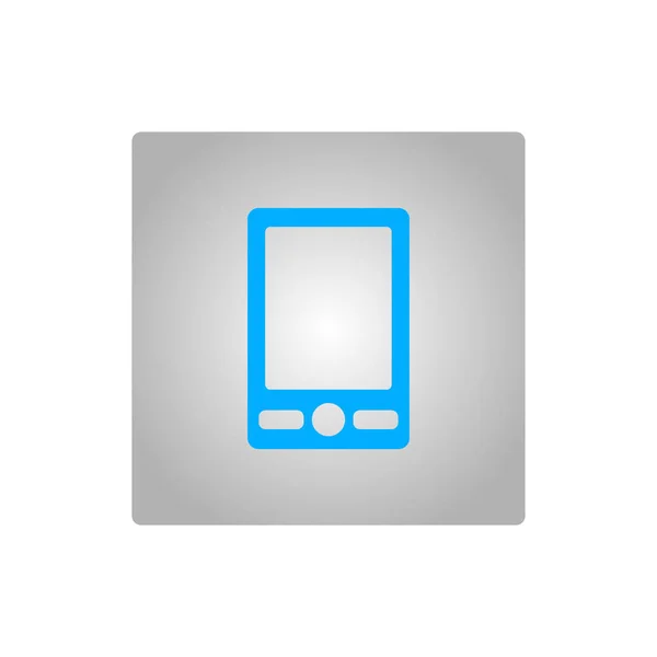 Smartphone Icono Plano Ilustración Vectorial — Vector de stock