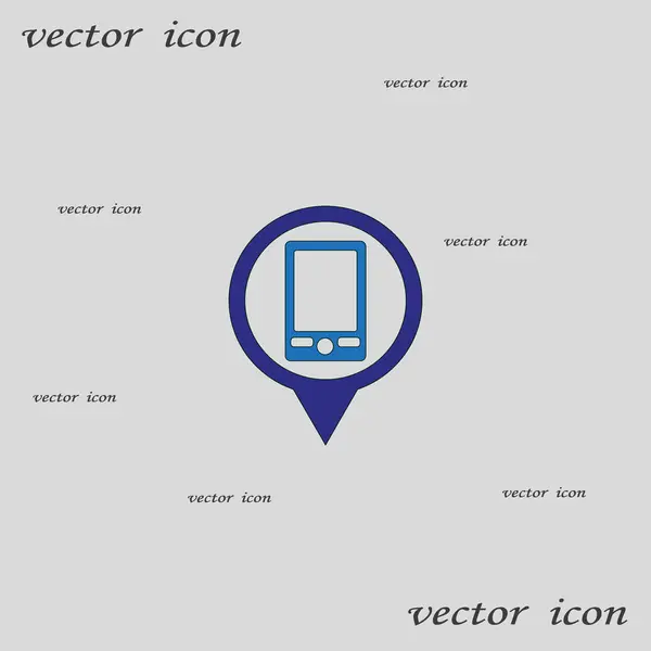 Иконка Смартфона Векторная Иллюстрация — стоковый вектор