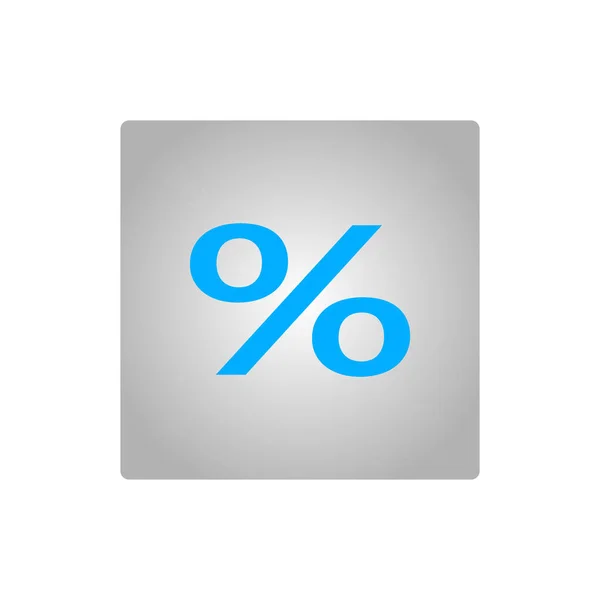 Símbolo Percentual Conceito Compras — Vetor de Stock