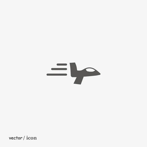 Modello Logo Aereo Orientale — Vettoriale Stock