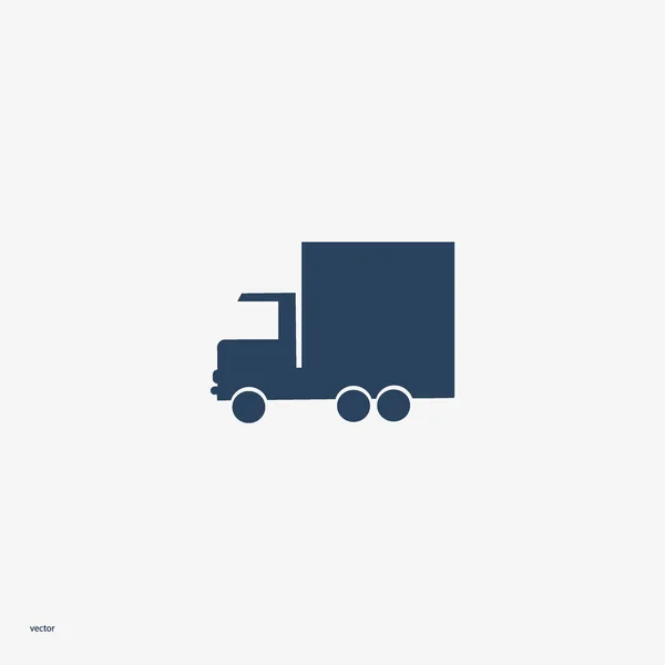 Enorme Levering Vrachtwagen Vectorillustratie — Stockvector