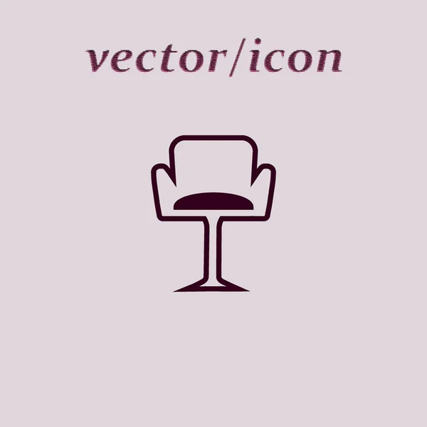 Bar Taburete Icono Estilo Plano Vector Ilustración — Vector de stock