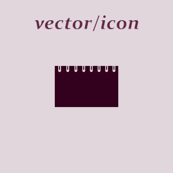 Portátil Icono Plano Vector Ilustración — Vector de stock