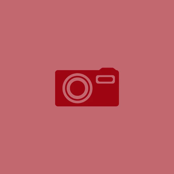 Μινιμαλιστικό Διανυσματικό Εικονίδιο Φωτογραφικής Μηχανής — Διανυσματικό Αρχείο