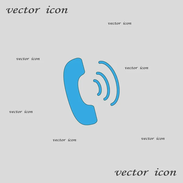 Иконка Старого Телефона Вектор Иллюстрация — стоковый вектор