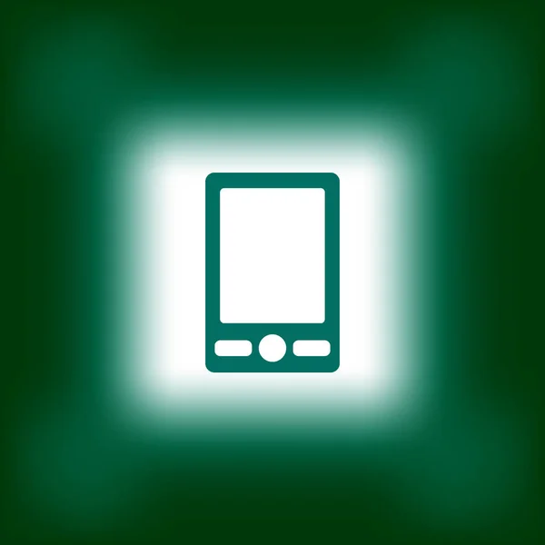 Smartfon Płaska Ikona Wektor Ilustracja — Wektor stockowy