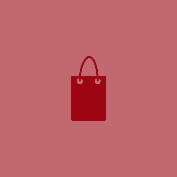 Minimalistisk Vektor Ikonen För Shopping Väska — Stock vektor