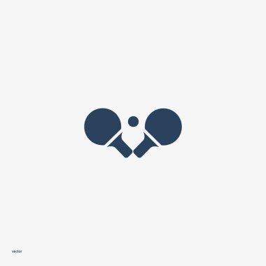 Raketleri ve tenis oynamak için topu illüstrasyon vektör